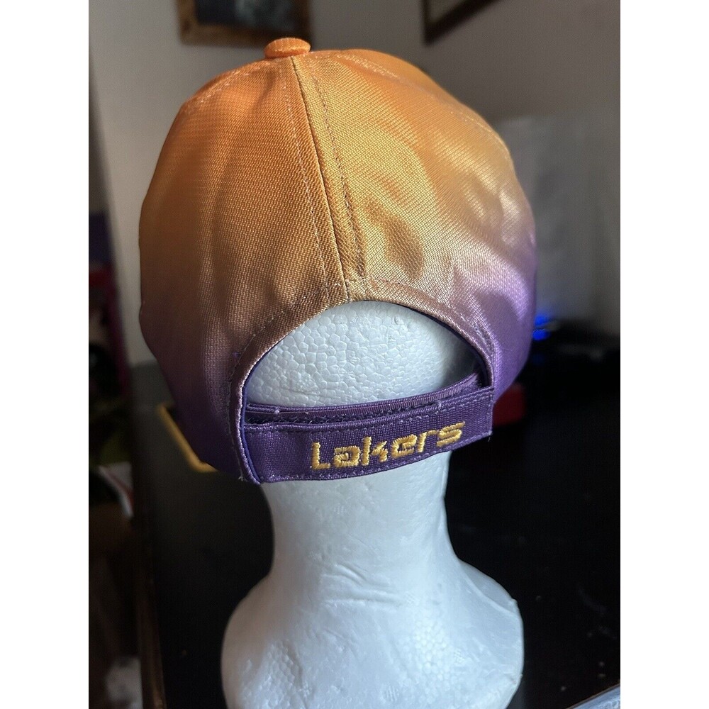 Throwback Lakers Puma Snapback Hat Lebron Koby Lamelo Shaq - Picture 3 of 6